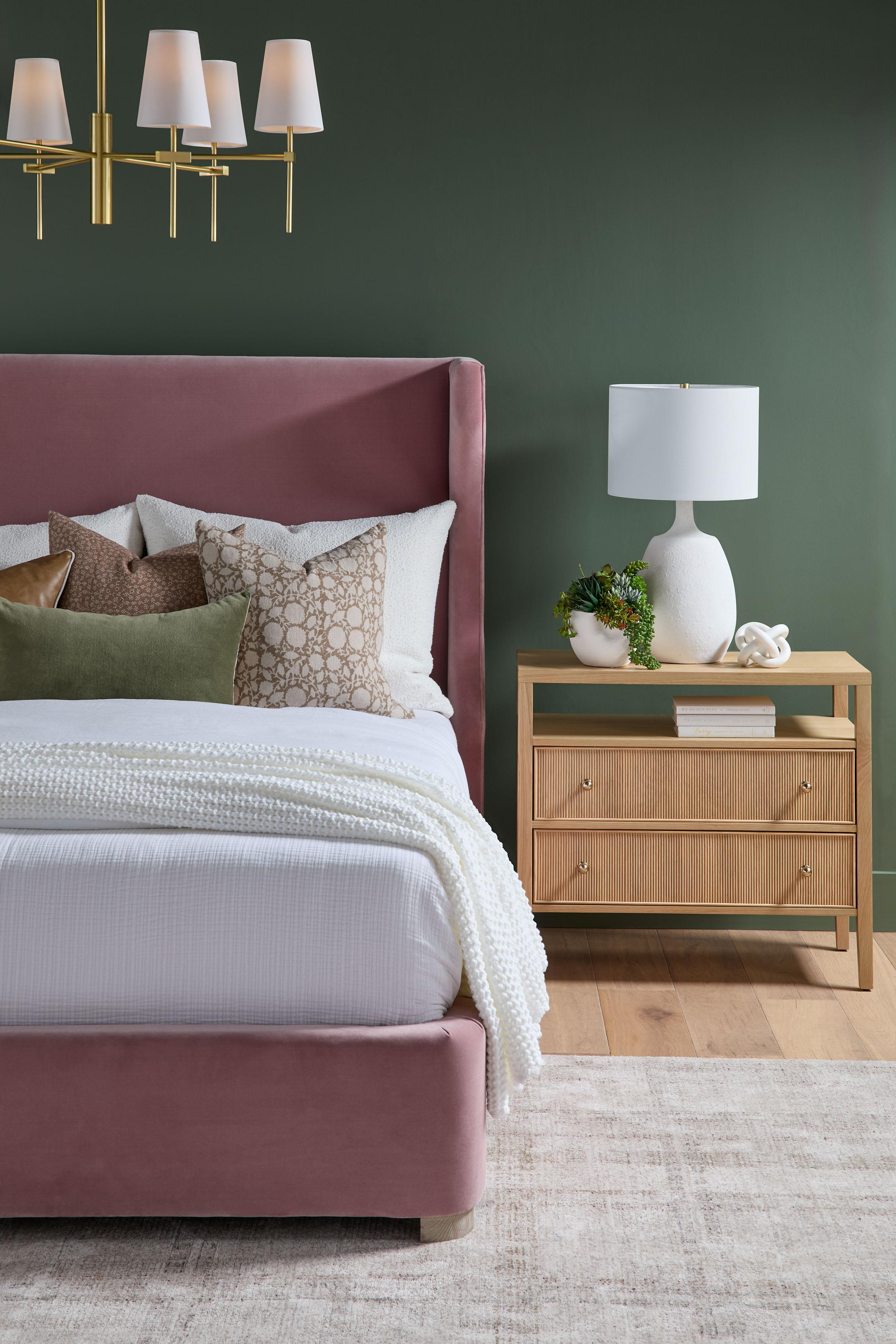 Highland Open Shelf 2-Drawer Nightstand, by Essentials for Living, 34" width x 30" height x 17" depth View 13