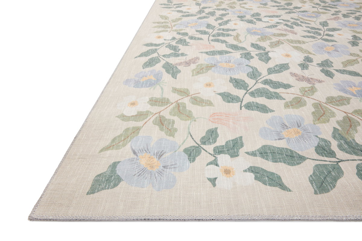 Rifle Paper Co. x Loloi Cotswolds Rug, 7'6" length x 9'6" width View 2