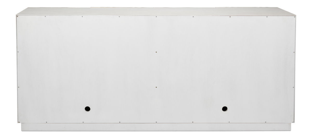 Capriole Credenza, by Sarreid, 1'8" length x 7'2" width x 3' height View 3
