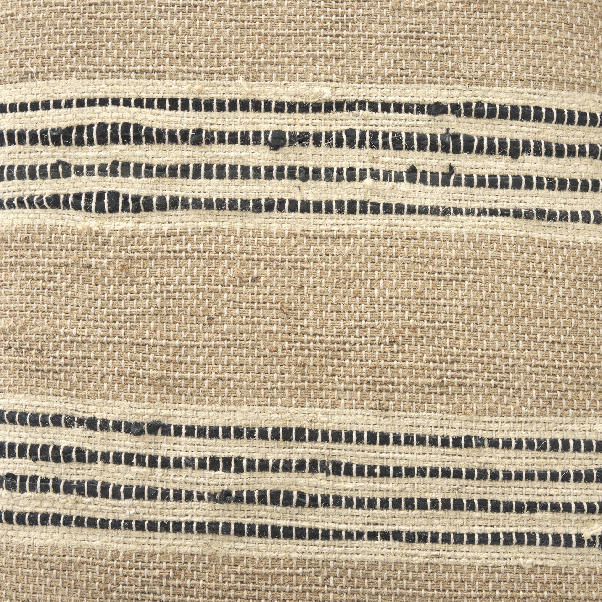 Solis 50L x 16W Brown Base Upholstered Beige/Black Stripe Seat Accent Bench, Benche by Mercana, 50" length x 15.75" width x 18.75" height View 3