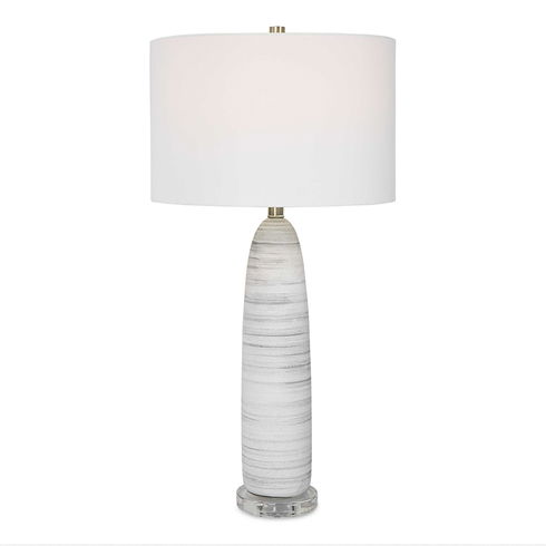 Levadia Matte White Table Lamp
