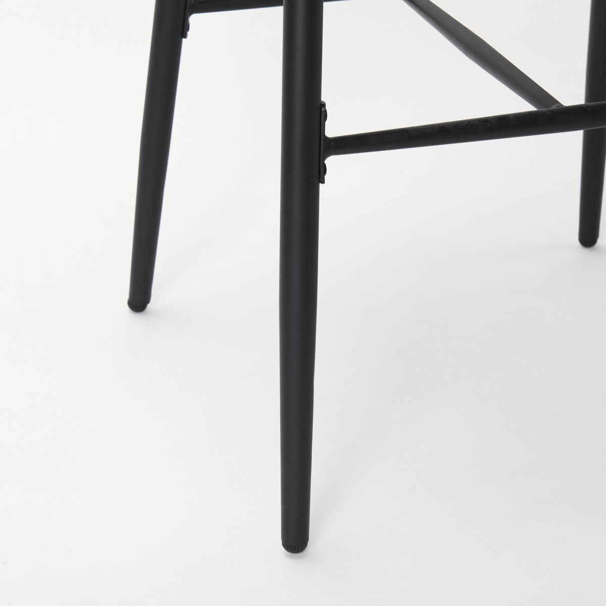 Colin Backless 42.1in Seat Counter Stool | Black Metal with Arm, Counter & Bar Stool by Mercana, 21" length x 22.8" width x 42.13" height View 12