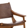 Marceline Occasional Chair Brown, Accent Chair by Dovetail, 30.5" width x 30.8" height x 32.67" depth thumbnail 5