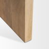 Bianca Light Brown Wood with Round Marble Top Coffee Table thumbnail 8
