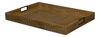 Norton Leather Tray,Croco Leather,Ant Gr, Decor by Sarreid, 24" length x 18" width x 2.5" height thumbnail 1