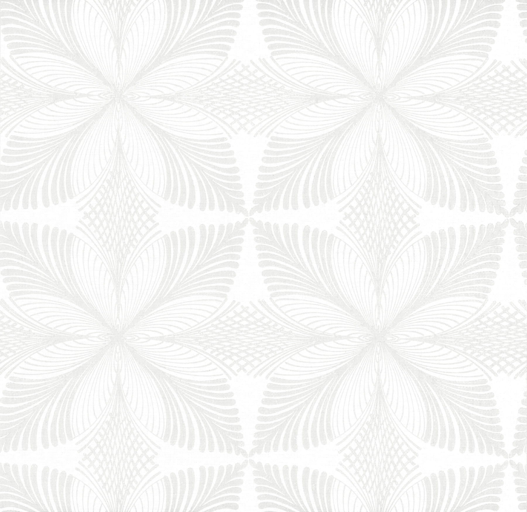 Roulettes Lily White & Cream Wallpaper large image 