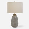 Monacan Gray Textured Table Lamp thumbnail 0