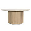 Oja Round Dining Table, by Dovetail, 59" width x 29.4" height x 59" diameter x 59" depth thumbnail 2