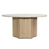 Oja Round Dining Table, by Dovetail, 59" width x 29.4" height x 59" diameter x 59" depth thumbnail 2