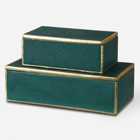 Karis Emerald Green Boxes Set/2