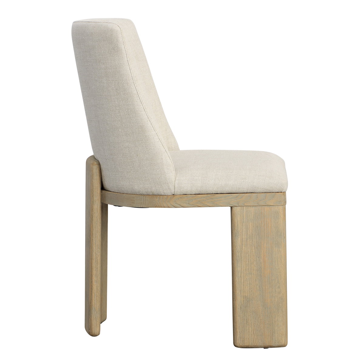 Alistair Dining Chair Beige, by Dovetail, 20" width x 35.25" height x 24" depth View 3