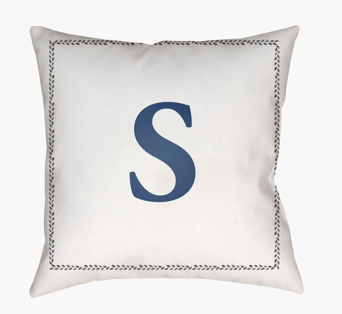 Initials Accent Pillow