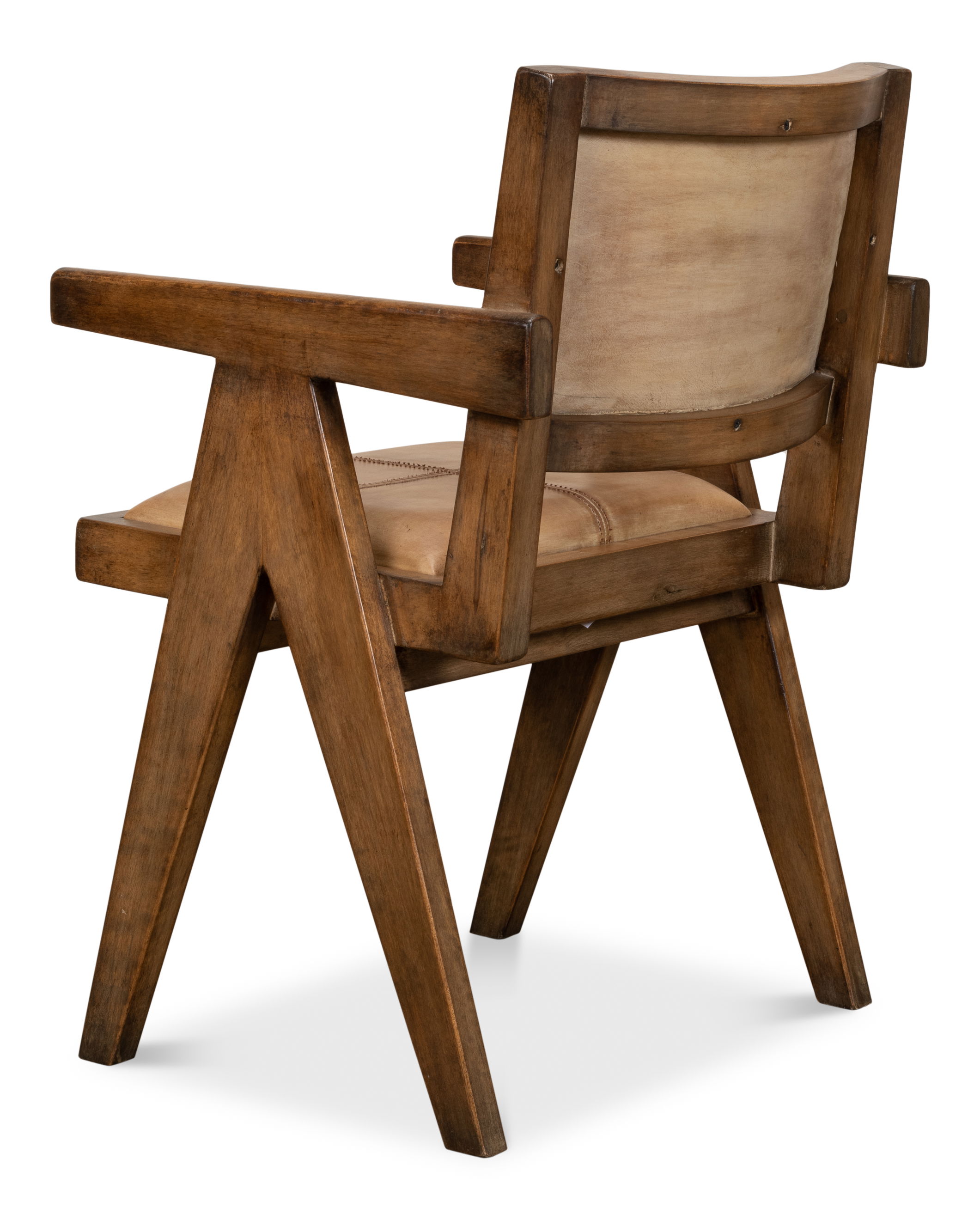 Angus Chair, Brown W/Brown Leather large image 