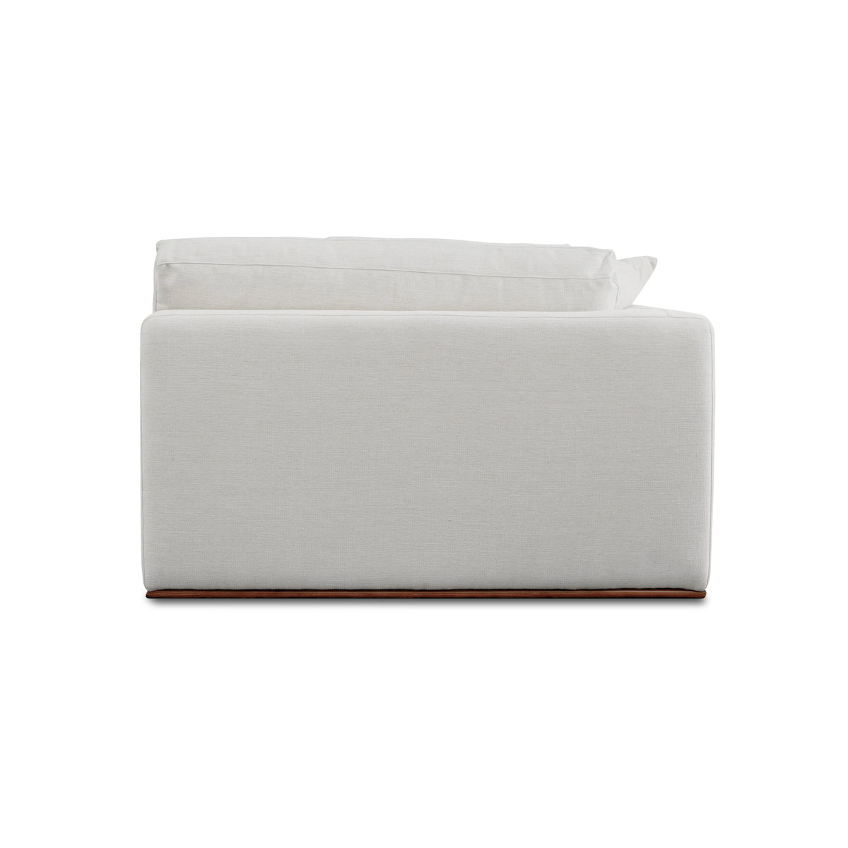 Rue Left Arm Facing Chair Off White, Sectional Sofa by Moe's Home, 47.6" width x 23.6" height x 41" depth View 5