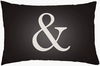 Ampersand Lumbar Pillow, Decorative Pillow by Surya, 14" length x 22" width thumbnail