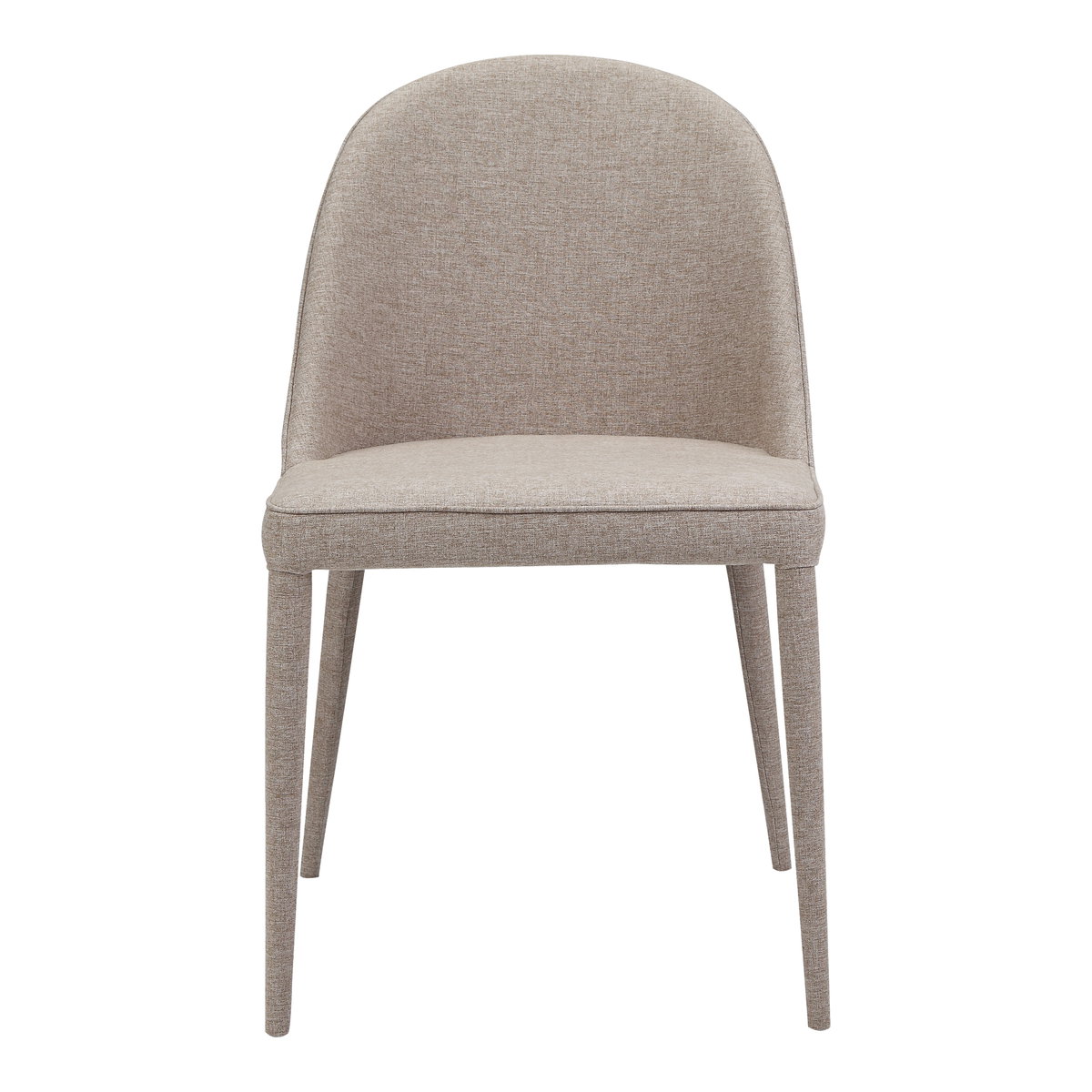 Burton Dining Chair Light Grey - Set Of Two, by Moe's Home, 19" width x 33" height x 22" depth View 4