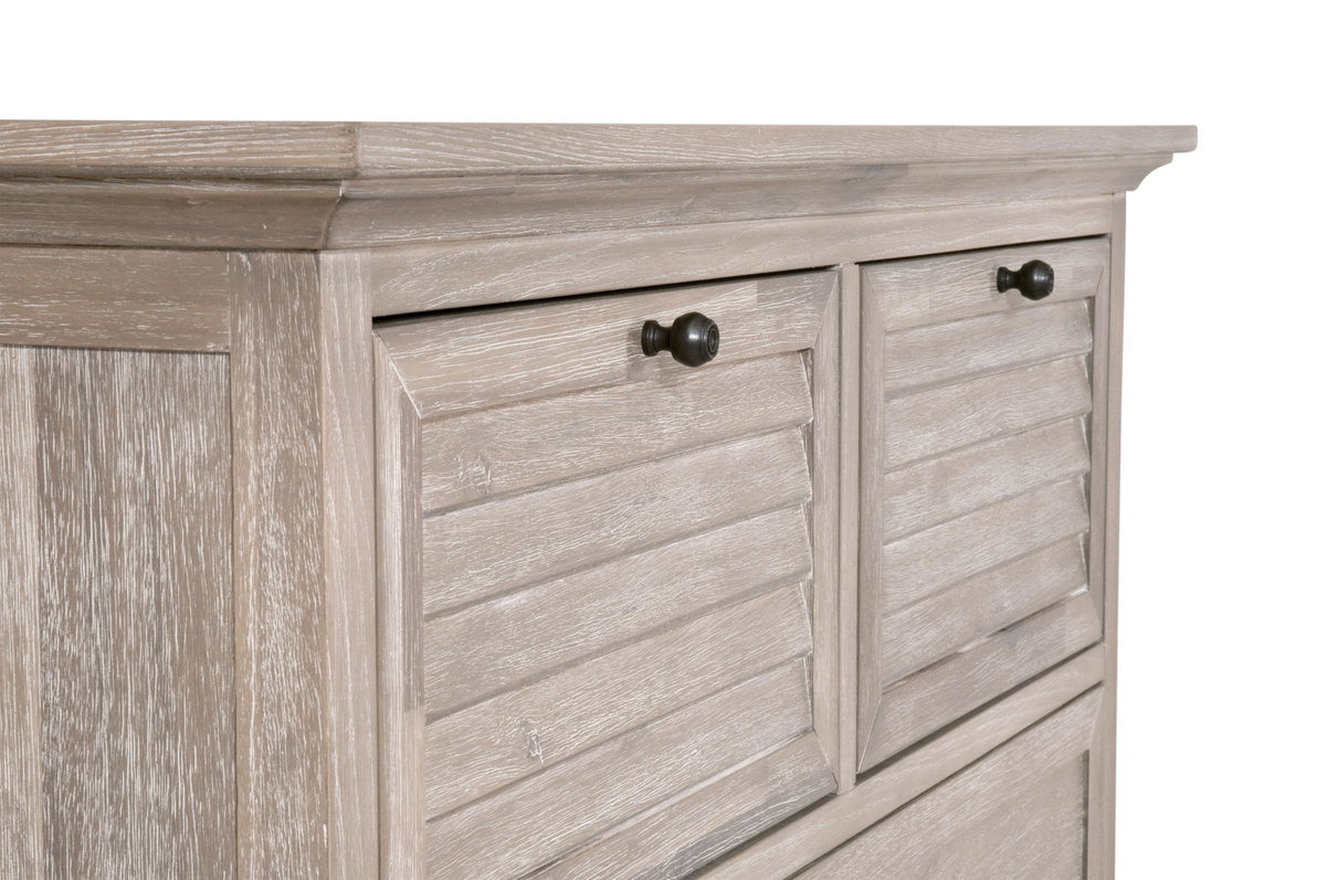 Eden 5-Drawer High Chest, Dresser by Essentials for Living, 37.75" width x 48.5" height x 20" depth View 7
