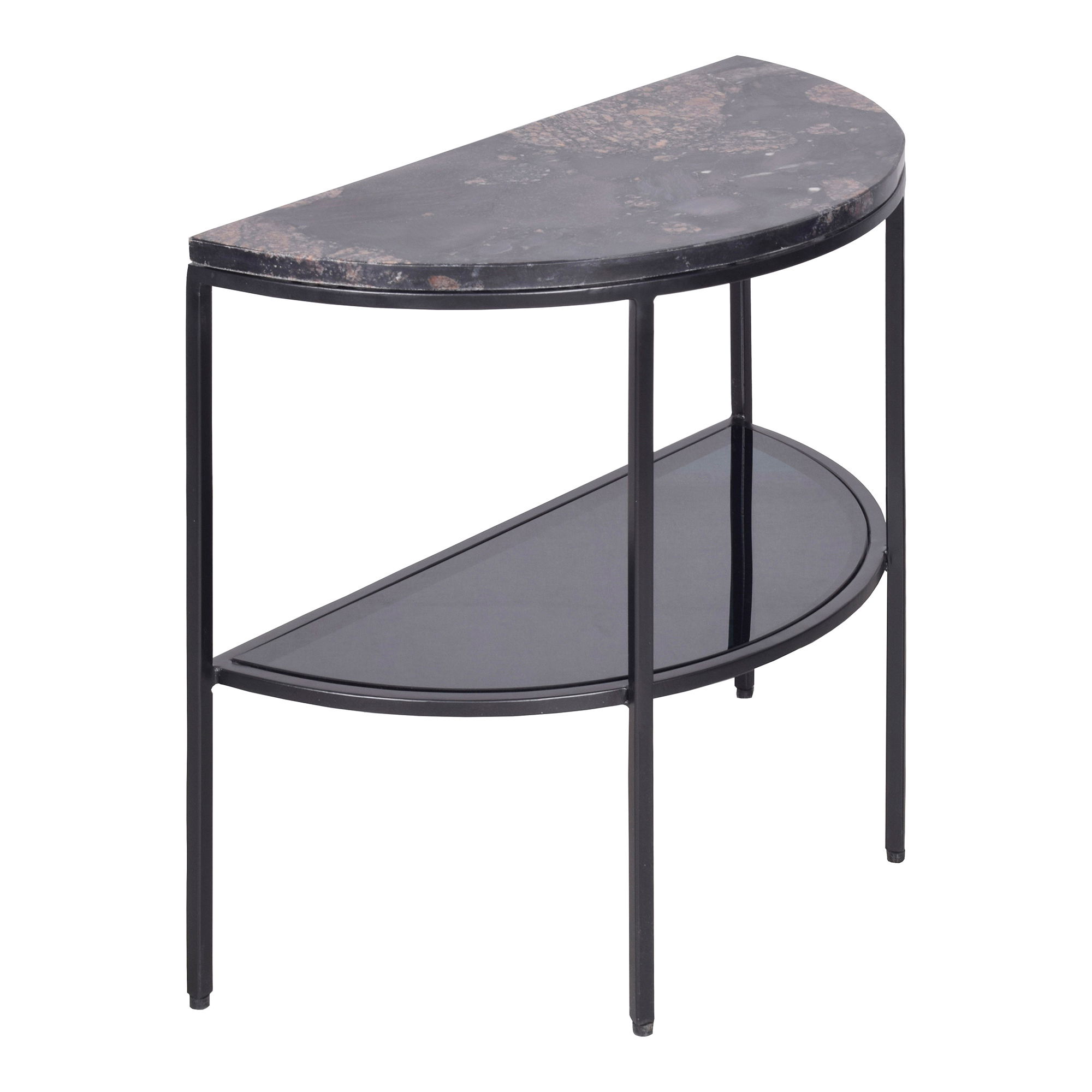 Aurora Side Table Black Marble large image 
