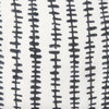 Jenna 22x22 Cream with Black Print Linen Square Decorative Pillow Cover, by Mercana, 22" length x 22" width x 0.2" height thumbnail 9