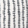 Jenna Cream with Black Print Linen Square Decorative Pillow Cover, by Mercana, 22" length x 22" width x 0.2" height thumbnail 9