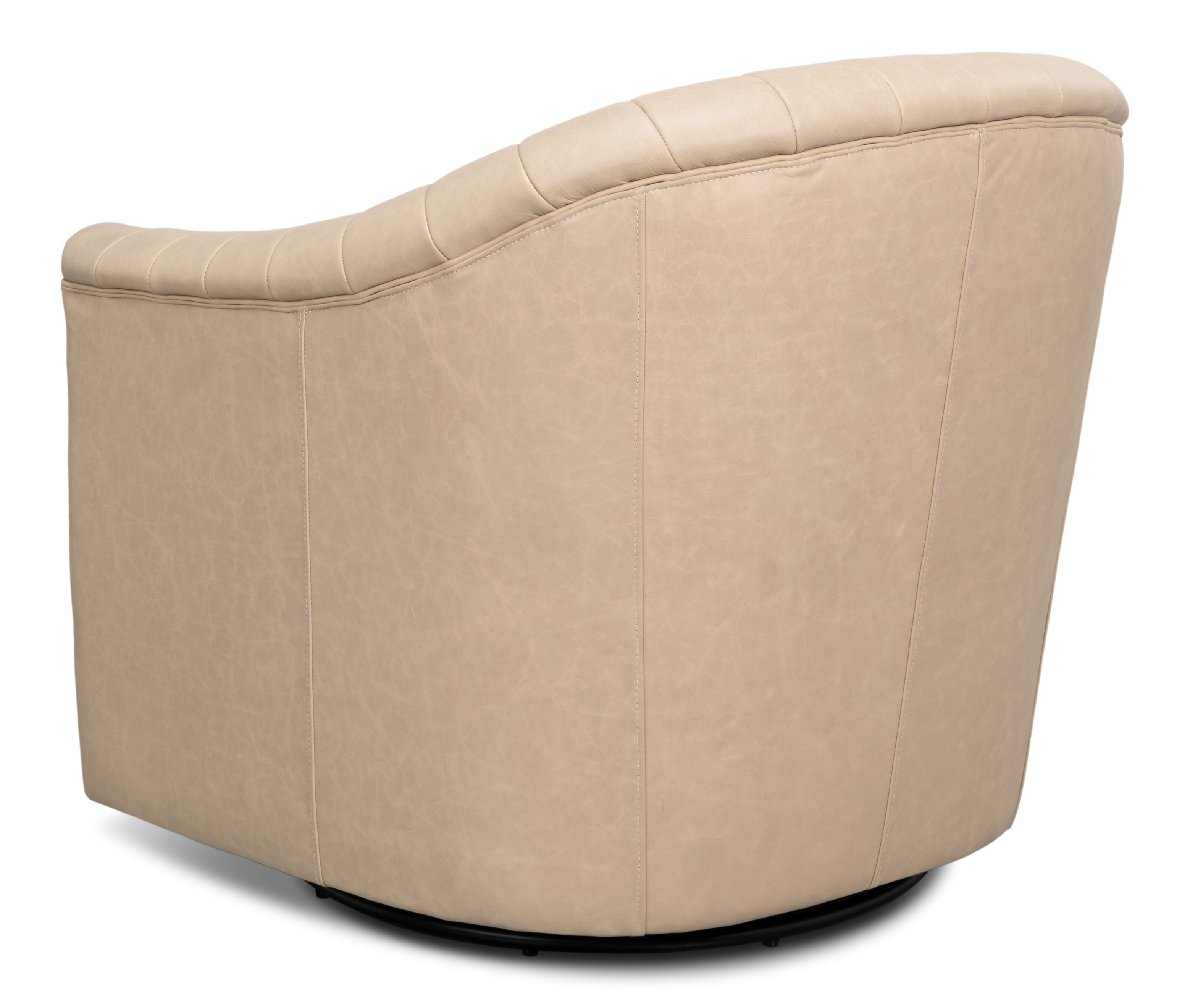 Essex Swivel Chair, Cappucino White large image 