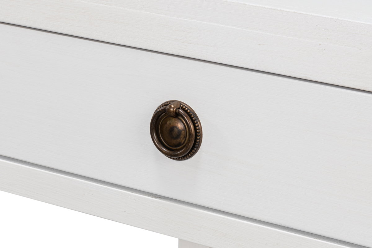 Windy Single Drawer Side Table, by Sarreid, 1'6" length x 1'10" width x 2'3" height View 12