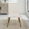 Vantage Off White Fabric Dining Chair thumbnail 1