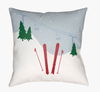 Set Of Skis Accent Pillow, Decorative Pillow by Surya, 18" length x 18" width thumbnail
