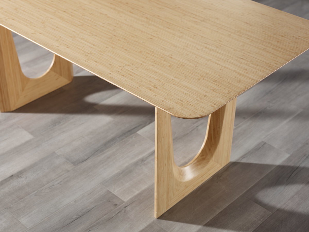 Hanna Dining Table, Wheat, by Greenington, 72" length x 36" width x 30" height View 6