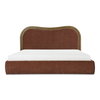 Camilla Queen Bed Chestnut, by Moe's Home, 73" width x 50" height x 85" depth thumbnail 1