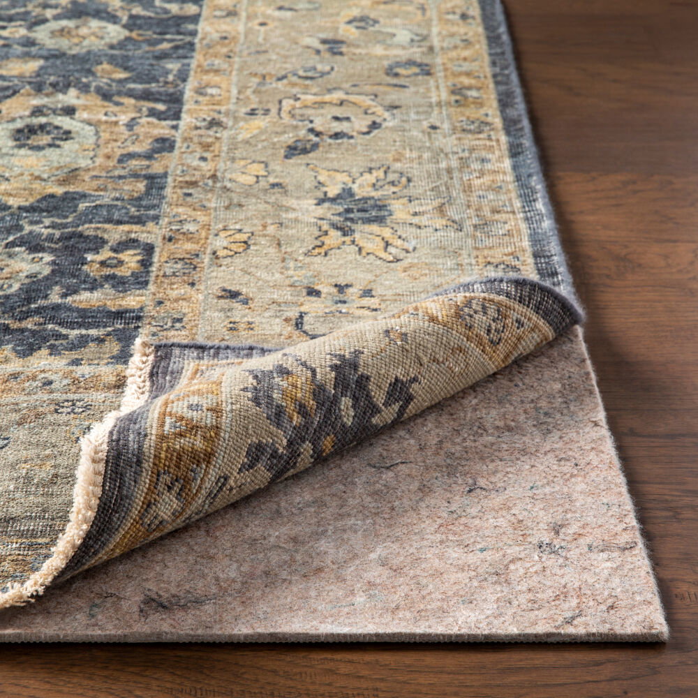 Supreme Felted Pad Rug Pad For Hard Surfaces and Carpet, by Surya, 2' length x 3' width