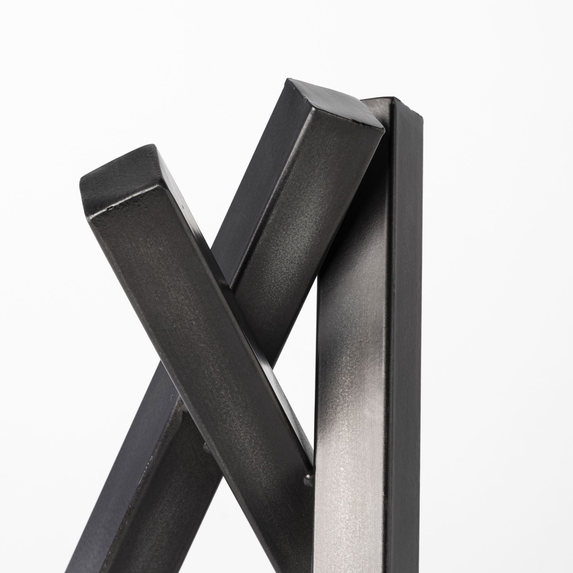 Bastian (Large) 9L x 8W Black Metal Abstract Object large image 