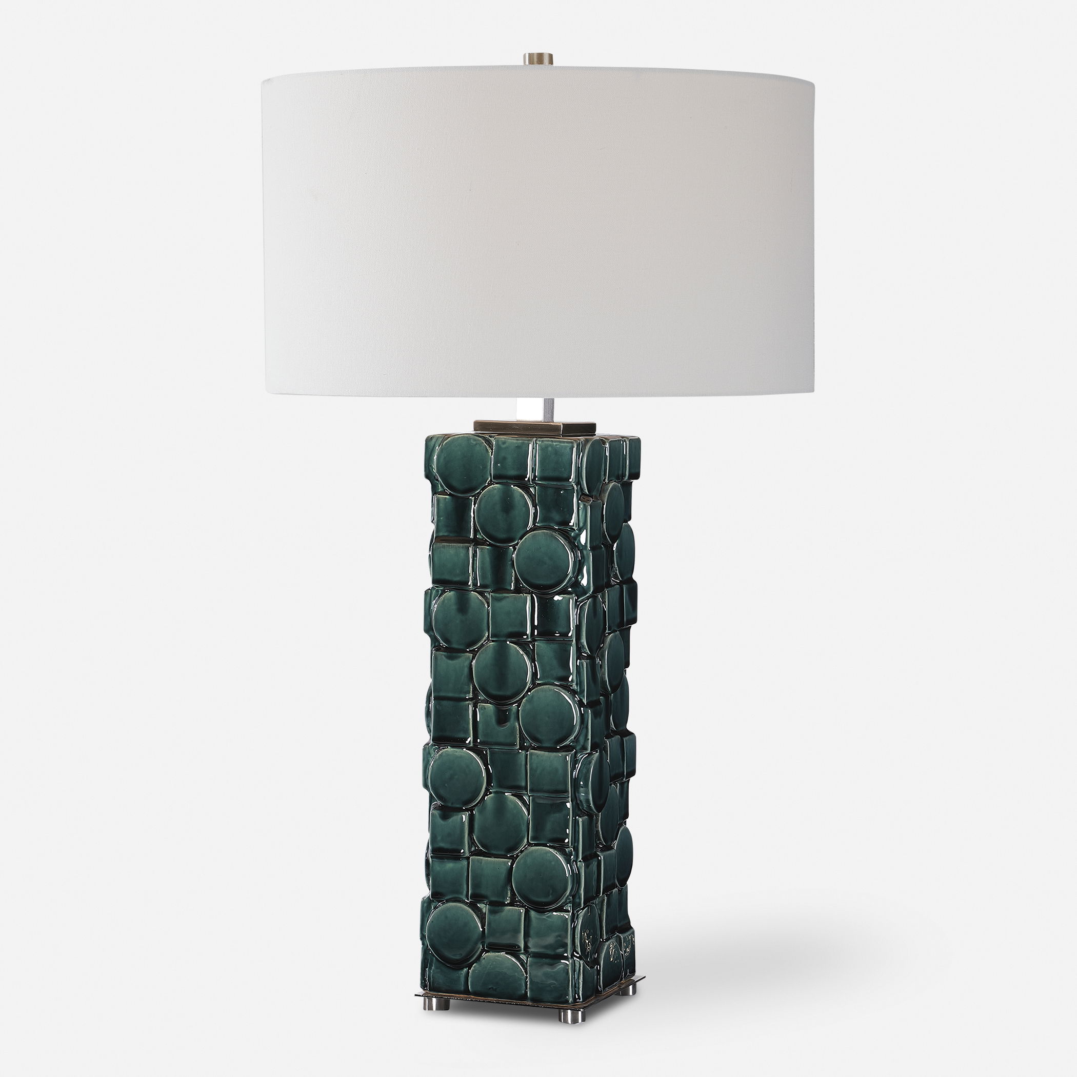 Geometry Green Table Lamp large image 