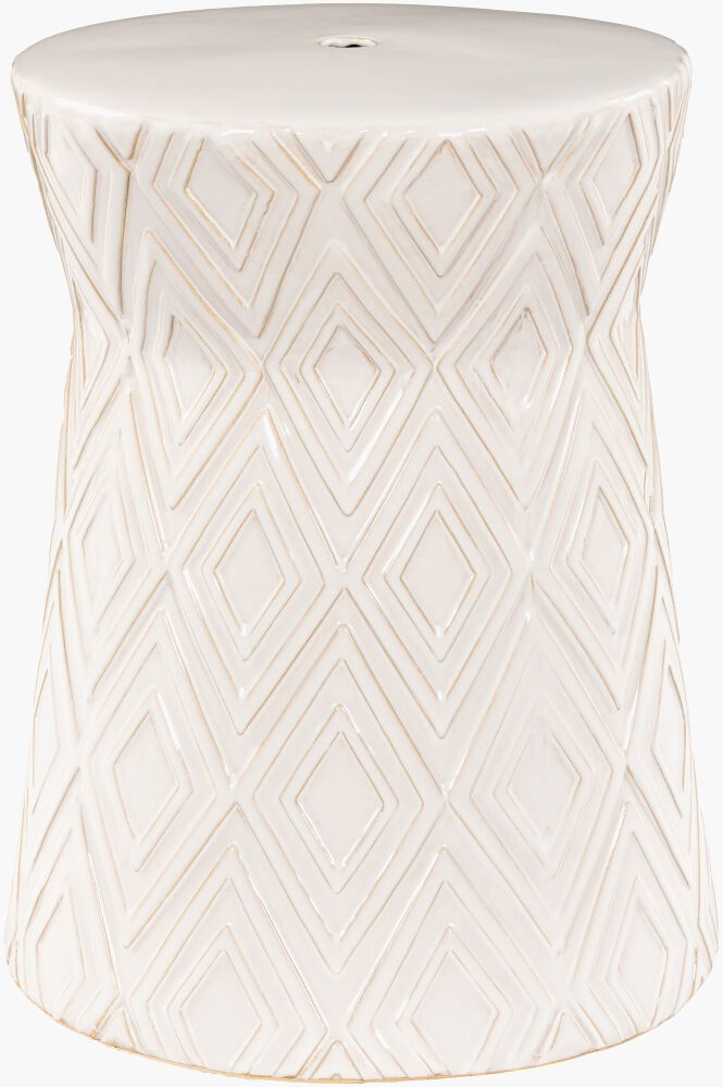 Cali Garden Stool, Outdoor Furniture by Surya, 1'2" width x 1'6" height