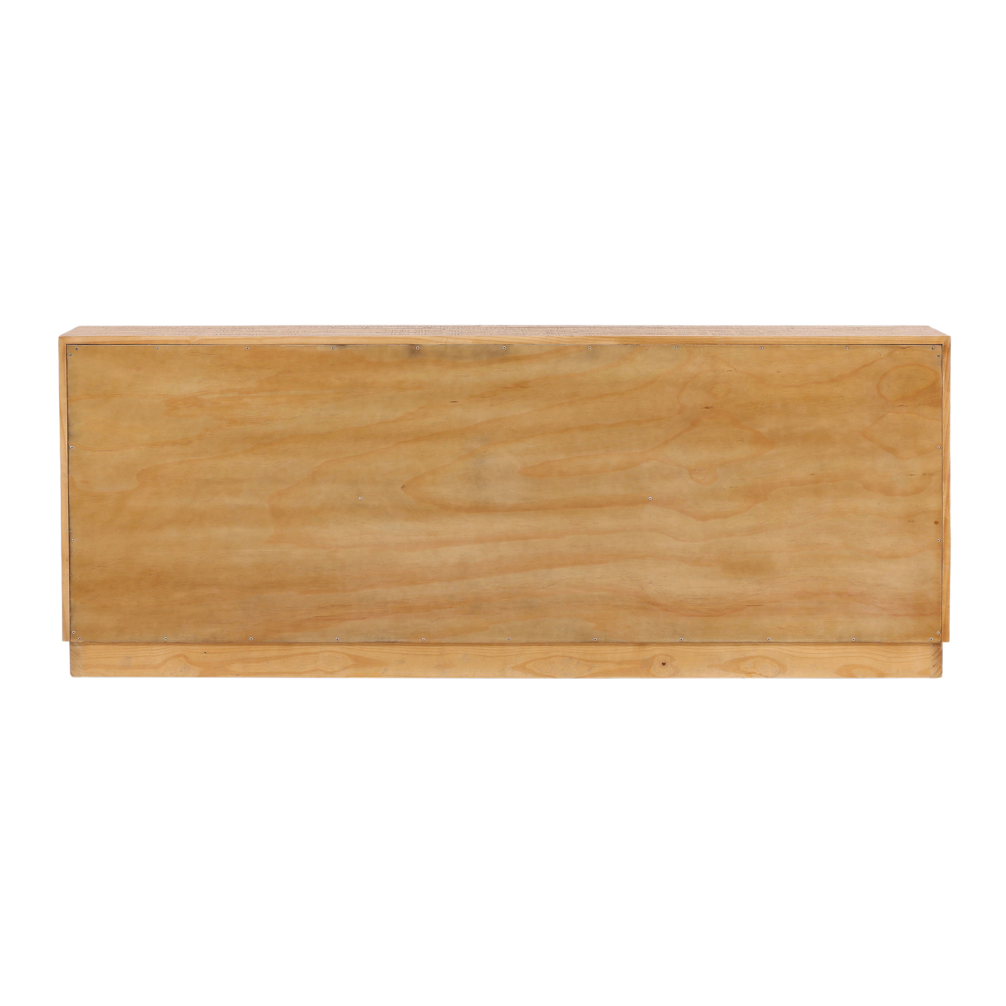 Humphreys Sideboard Natural, Sideboards & Buffet by Dovetail, 86.2" width x 33.75" height x 17.75" depth View 4