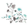 Blossom Watercolor Bird Branch Wall Decals, by York Wall, 1'6" length x 10" width x 0.02" depth thumbnail