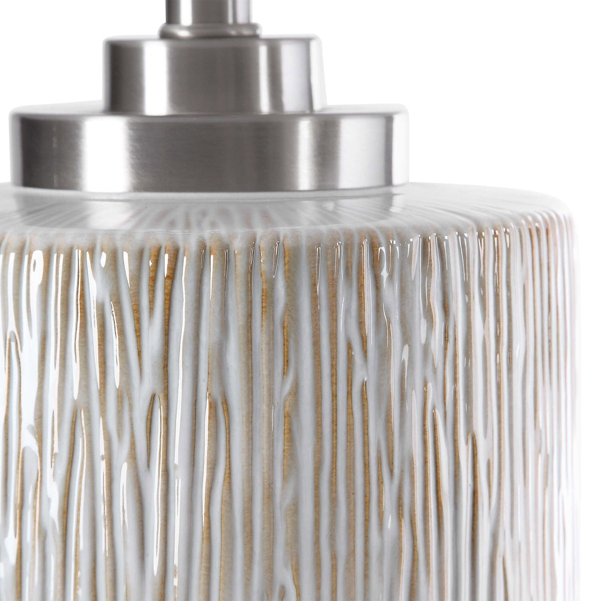 Georgios Cylinder Table Lamp, by Uttermost, 1'6" width x 2'4.5" height x 1'6" depth View 8