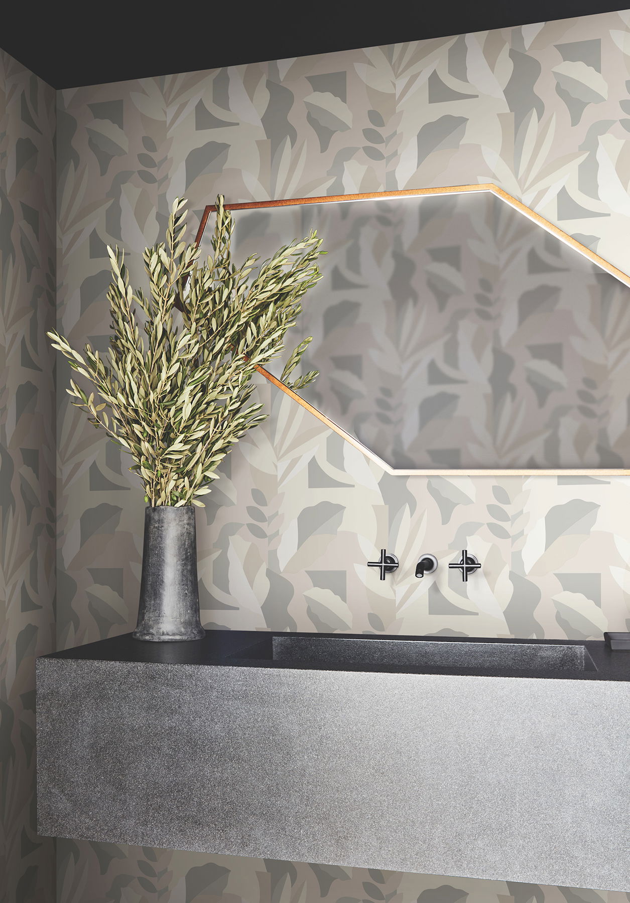 Papier Colle Neutral Wallpaper large image 