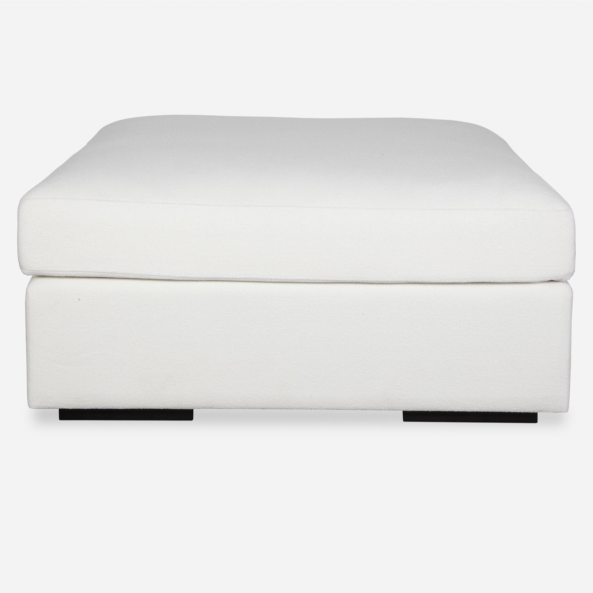 REFUGE SOFA, OTTOMAN, ARCTIC WHITE, Furniture by Uttermost, 40" width x 20" height x 40" depth View 1