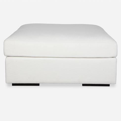 Refuge Arctic White Sofa Ottoman