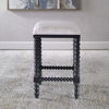 Pryce Black Backless Counter Stool thumbnail 5