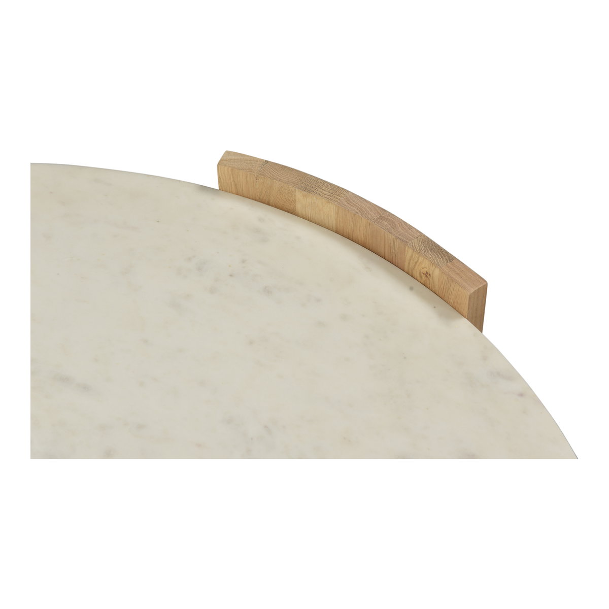 Dala Coffee Table White, by Moe's Home, 35" width x 14" height x 35" depth View 3
