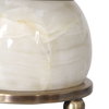 Natania Plated Brass Buffet Lamp, Table Lamp by Uttermost, 11" width x 35" height x 11" depth thumbnail 9