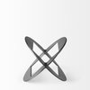 Cusco 6.0 L x 6.0 W x 6.0 H Black Iron Small Gunmetal Geometric Decorative Object, by Mercana, 6" length x 6" width x 6" height thumbnail 4
