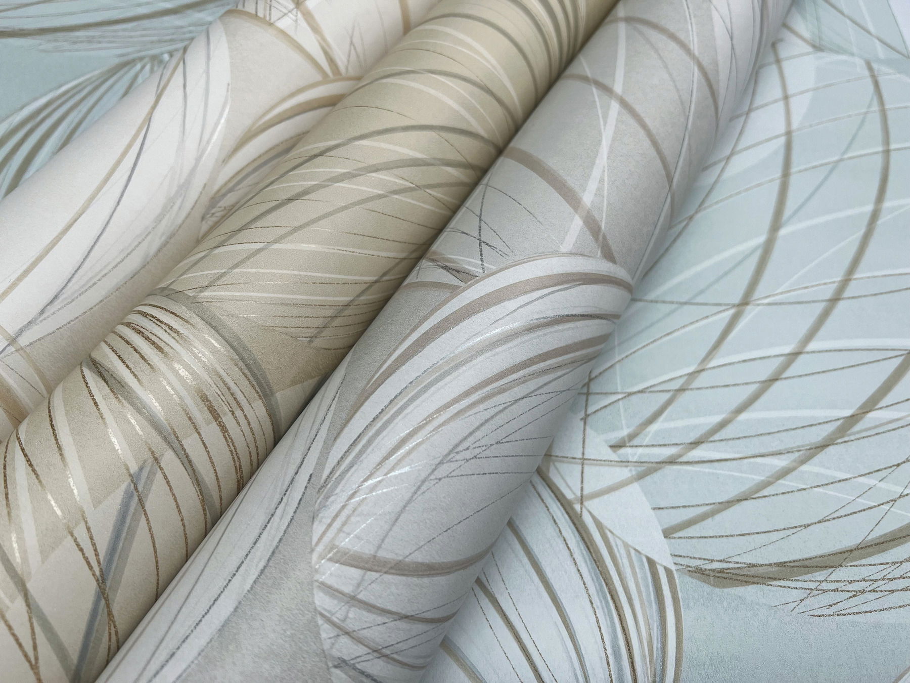 Floating Lanterns Taupe Wallpaper large image 