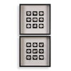 Geode Linen Shadow Box, by Uttermost, 1'9.62" width x 1'9.62" height x 2.37" depth thumbnail 5