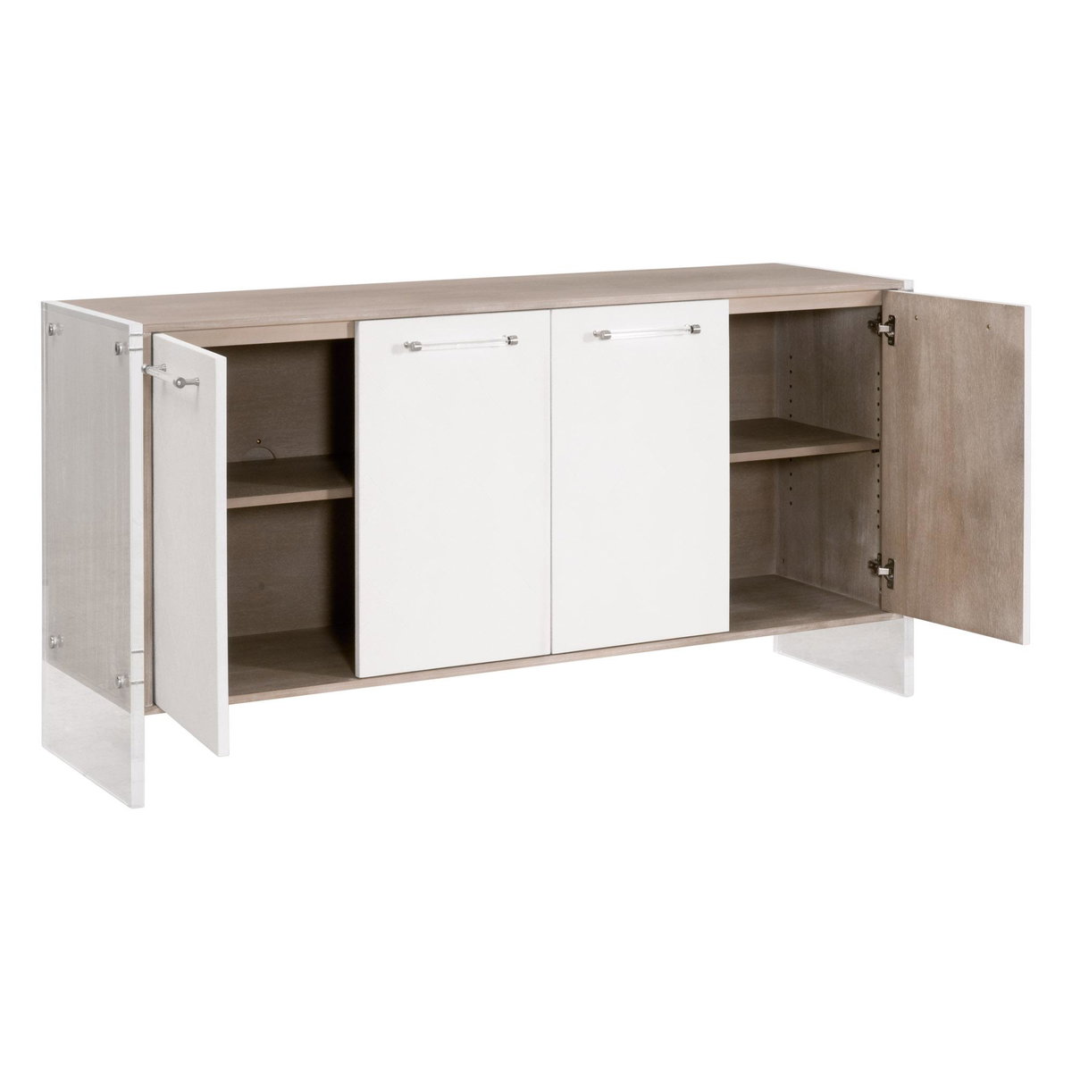 Lorin Shagreen Media Sideboard, Cabinets & Sideboard by Essentials for Living, 67" width x 34.5" height x 19" depth View 6