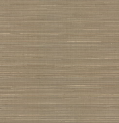 Abaca Weave Brown Wallpaper