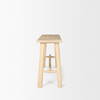 Sekou Light Brown Wooden Craftsman Console Table, by Mercana, 66" length x 16" width x 30.75" height thumbnail 5