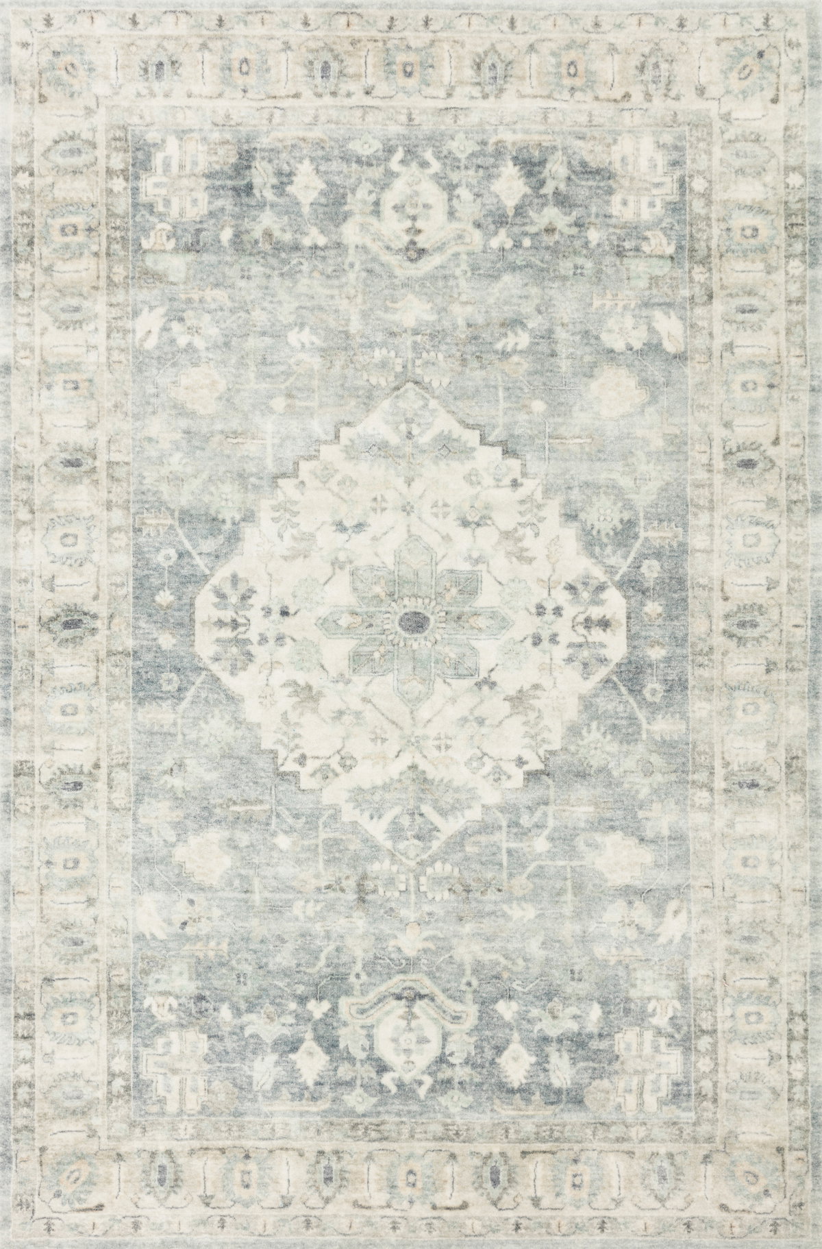 Loloi II Rosette Rug, 5' length x 7'6" width View 1